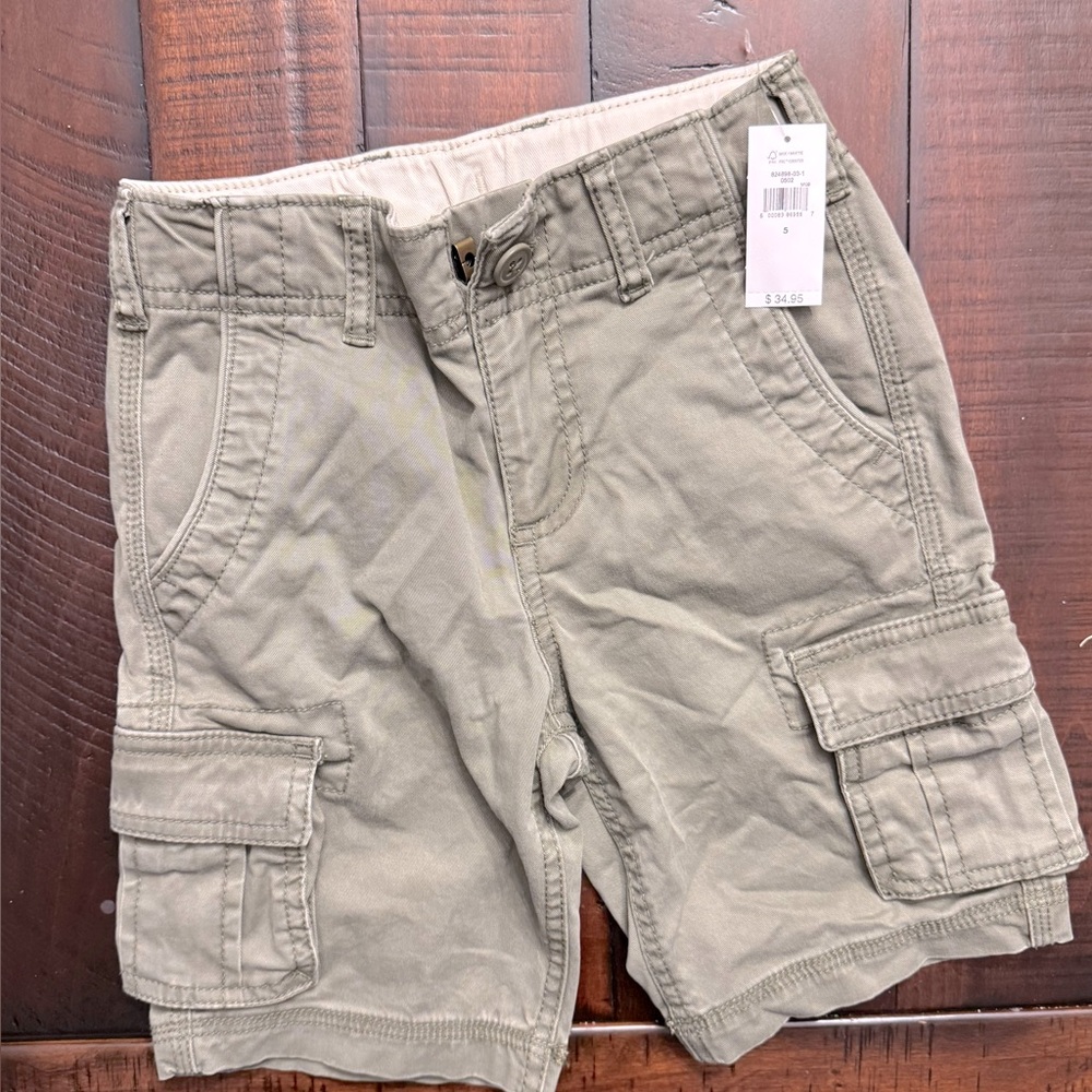 Gap Kids Army Green Cargo Shorts